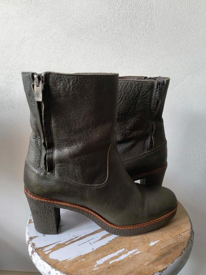 Via Vai enkellaarzen maat 40, Kleding | Dames, Schoenen, Zo goed als nieuw, Lage of Enkellaarzen, Groen, Ophalen of Verzenden