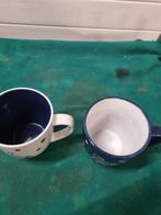 mokken met sneeuwpop 2 stuks, Antiek en Kunst, Ophalen of Verzenden