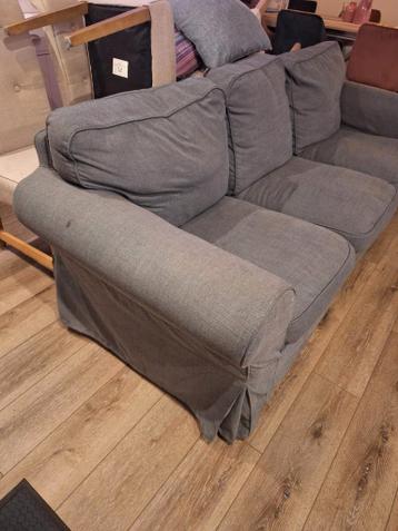 Ikea Ektorp grijze 3 zits bank - afbeelding 2