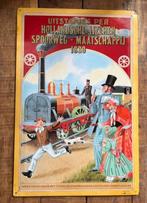 RECLAMEBORD - Hollandse  ijzeren spoorweg maatschappij +- 59, Ophalen of Verzenden, Gebruikt, Trein, Overige typen