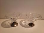 Bonbonschaaltjes van kristal en zilver, Antiek en Kunst, Ophalen of Verzenden