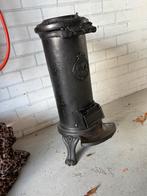 Oude Smeedijzeren Kachel - Decoratief, Huis en Inrichting, Kachels, Ophalen, Potkachel, Gebruikt, Vrijstaand