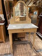 Leuke Franse toilettafel tafel kaptafel marmer