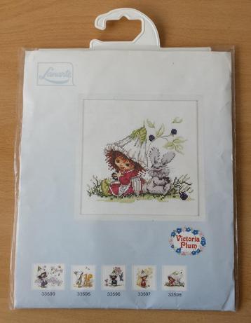 Victoria Plum Patroon + restant zijde - Lanarte beschikbaar voor biedingen