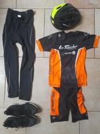 MTB kleding zwart schoen helm kind maat 152 158, Sport en Fitness, Ophalen of Verzenden, Zo goed als nieuw, Kleding