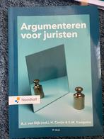 Argumenteren voor juristen, Boeken, Ophalen of Verzenden, Beta, Zo goed als nieuw, HBO