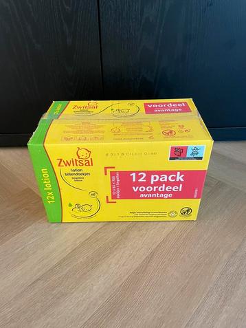Nieuwe doos Zwitsal billendoekjes 12 pack beschikbaar voor biedingen