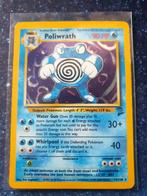 Pokémon kaart Poliwrath holo #15 Base set 2, Ophalen of Verzenden, Zo goed als nieuw, Losse kaart