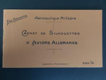 Boekje “Aeronautique Militaire Carnet de Silhouttes” (BK456) beschikbaar voor biedingen
