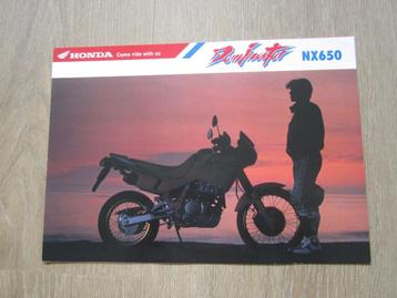 Honda Dominator NX 650 brochure folder 1992 ? beschikbaar voor biedingen