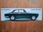 Alfa Romeo Giulia GT Veloce folder - 1967, Ophalen of Verzenden, Zo goed als nieuw, Alfa Romeo