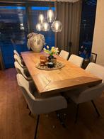 Eettafel steigerhout, Huis en Inrichting, Tafels | Eettafels, 200 cm of meer, Zo goed als nieuw, Rechthoekig, 50 tot 100 cm