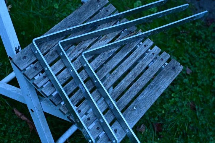 Zeer zware plankdragers om werkbank of werkblad te plaatsen, Doe-het-zelf en Verbouw, Werkbanken, Zo goed als nieuw, Ophalen of Verzenden