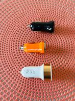 Autoladers USB Enkel/Dubbel aansluiting 3x, Ophalen, Draadloos, Nieuw