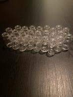 Pakket met kleine glazen vaasjes/flesjes, Ophalen, Overige kleuren, Minder dan 50 cm, Glas