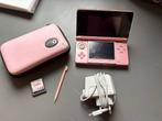 Nintendo 3DS Roze Inclusief Game, Lader & Hoesje, Ophalen of Verzenden, 3DS, Roze, Gebruikt