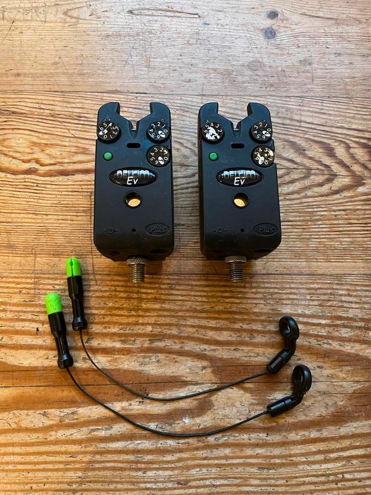 Delkim EV Plus Beetmelder + 2x Fox Hanger, Watersport en Boten, Hengelsport | Karpervissen, Zo goed als nieuw, Overige typen, Ophalen of Verzenden