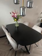 Deens Ovale Eettafel, Huis en Inrichting, Tafels | Eettafels, Ophalen, Gebruikt, 100 tot 150 cm, Vier personen