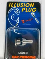 TRENDY FOR FASHION ILLUSIONIST PLUG UNISEX EAR PIERCING, Ophalen of Verzenden, Nieuw, Overige materialen, Oor- of Traguspiercing