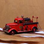 Miniatuur model brandweerwagen, brandweer auto, cabrio jeep, Nieuw, Ophalen of Verzenden