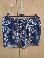 Hema dames zomer short-korte broek donkerblauw print maat M, Kleding | Dames, Broeken en Pantalons, Hema, Blauw, Maat 38/40 (M)