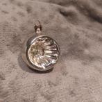 B856 oude kerstbal deuk zilver 6 cm, Diversen, Kerst, Ophalen of Verzenden, Gebruikt