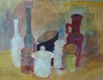 Stilleven met witte flessen (gratis), Ophalen, Nieuw, Schilderij, 75 cm of meer