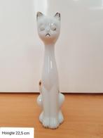 Vintage / retro kattenbeeldje / poezenbeeldje / langnek, Ophalen of Verzenden, Zo goed als nieuw, Dier