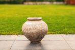 xxl grote authentieke antieke handgemaakt javaanse kruik pot, Tuin en Terras, Ophalen, Gebruikt, 40 cm of meer, Rond