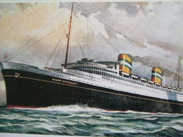 Passagiersschip De Nieuw Amsterdam. beschikbaar voor biedingen