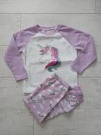 Warme fleece pyjama huispak eenhoorn unicorn, Nacht- of Onderkleding, Meisje, Ophalen of Verzenden, Zo goed als nieuw