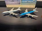 KLM boeing 747-100 en 747SF Classics 1:400 diecast uniek set, Verzamelen, Luchtvaart en Vliegtuigspotten, Ophalen of Verzenden