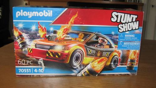 Playmobil 70551 met beschrijving in doos. Stunt show, Kinderen en Baby's, Speelgoed | Playmobil, Gebruikt, Complete set, Ophalen of Verzenden