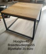 Bijzet tafels en salontafel van ikea, Zo goed als nieuw, Minder dan 50 cm, Rechthoekig, 50 tot 100 cm