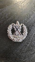 Mooie WW2 capbadge Officier Cameron Highlanders, Verzamelen, Ophalen of Verzenden, Landmacht, Engeland, Embleem of Badge