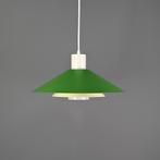 Groene Trapez Hanglamp – Nordisk Solar | Deens Design, Mid century modern, Ophalen of Verzenden, Zo goed als nieuw, 75 cm of meer
