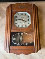 Vintage Vedette Wandklok met Slinger, Antiek en Kunst, Ophalen of Verzenden