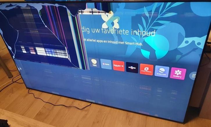 Samsung TV 75-inch UE75CU7192. Scherm kapot, Audio, Tv en Foto, Televisies, Niet werkend, LED, 100 cm of meer, Samsung, 50 Hz