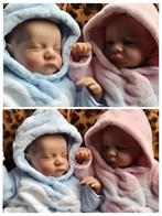 2 schitterende tweeling reborn poppen, Verzamelen, Ophalen of Verzenden, Nieuw, Babypop