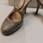 Abro nette pump grijs bruin dierenprint 1x gedragen 37 35616, Pumps, ., Ophalen of Verzenden, Abro