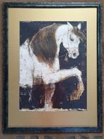 Sierlijk abstract paard, Antiek en Kunst, Kunst | Schilderijen | Abstract, Ophalen