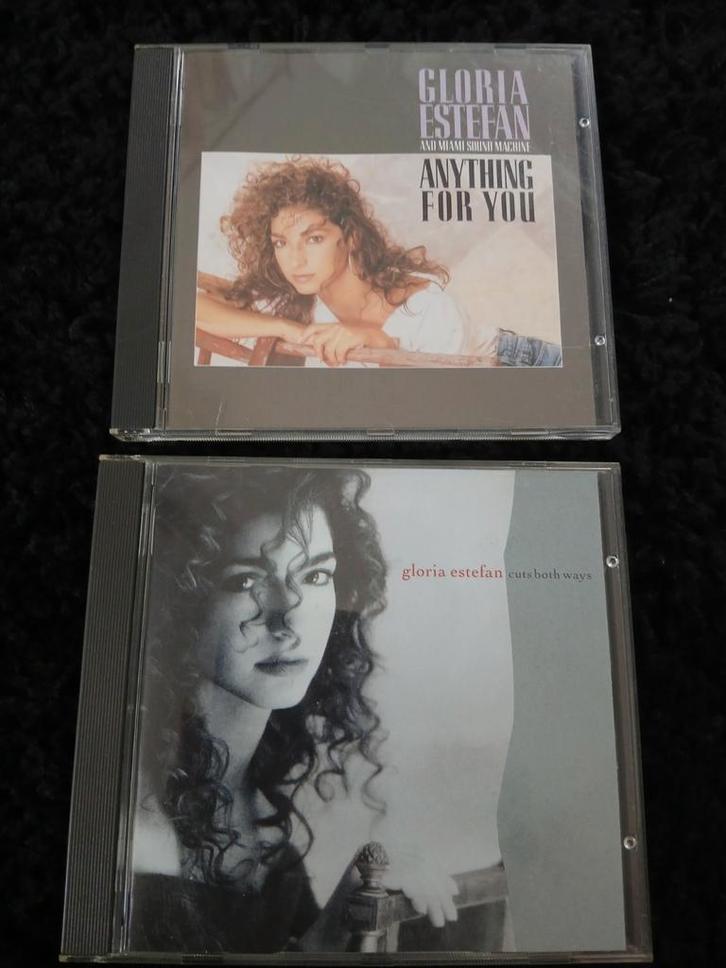 2 CD's Gloria Estefan - Cuts Both Ways & Anything For You, Cd's en Dvd's, Cd's | Pop, Ophalen of Verzenden