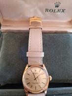 Rolex 18k gouden dameshorloge 31 mm. Vintage jaren 70, Ophalen, Leer, Rolex, Zo goed als nieuw