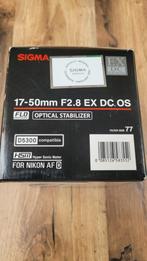 Sigma Nikon 17-50 F2.8, Audio, Tv en Foto, Fotografie | Lenzen en Objectieven, Ophalen of Verzenden