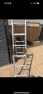Altrex ladder, Doe-het-zelf en Verbouw, Ladders en Trappen, Ophalen of Verzenden, Zo goed als nieuw, Ladder, Opvouwbaar of Inschuifbaar