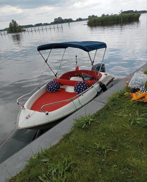 Crecent 381 consoleboot, Watersport en Boten, Speedboten, Zo goed als nieuw, 3 tot 6 meter, Benzine, Minder dan 70 pk, Polyester