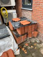 Ovh pan dubbel +/- 120 stuks heel +/- 14m2, Doe-het-zelf en Verbouw, Dakpannen en Dakbedekking, Ophalen, 10 tot 15 m², Steen of Klei
