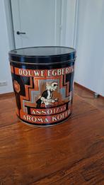 Groot, rond blik Douwe Egberts, Verzamelen, Blikken, Ophalen of Verzenden, Gebruikt, Koffie, Douwe Egberts