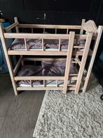 Tweeling Poppenbed / Stapelbed, Kinderen en Baby's, Speelgoed | Poppenhuizen, Ophalen, Zo goed als nieuw, Toebehoren