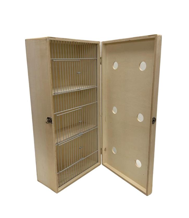 VERVOERKIST GROOT MET DEKSEL 3 – VAKS, Dieren en Toebehoren, Vogels | Hokken en Kooien, Nieuw, Volière, Metaal, Ophalen of Verzenden